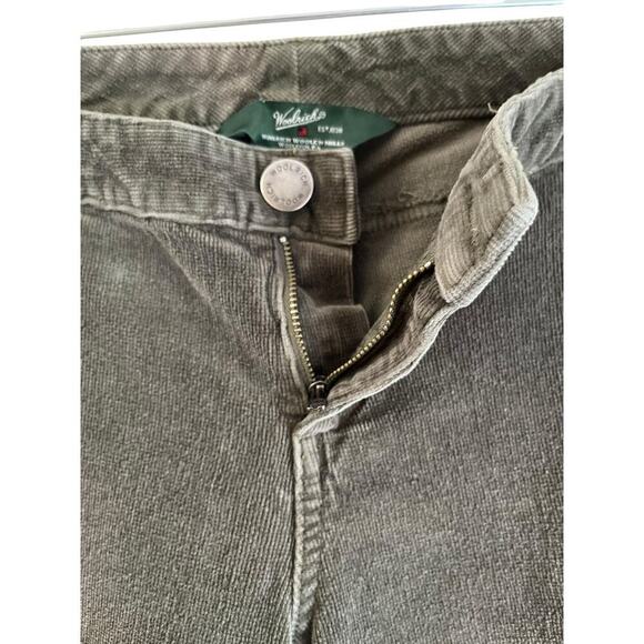 Woolrich Corduroy Straight Leg Pants Olive Green Size 6 - Picture 3 of 6
